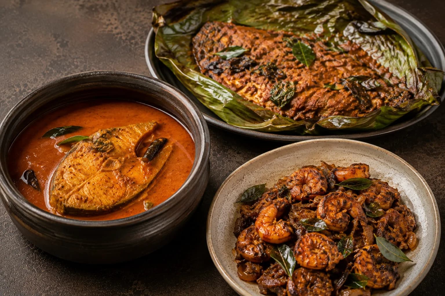 Kochi seafood spread