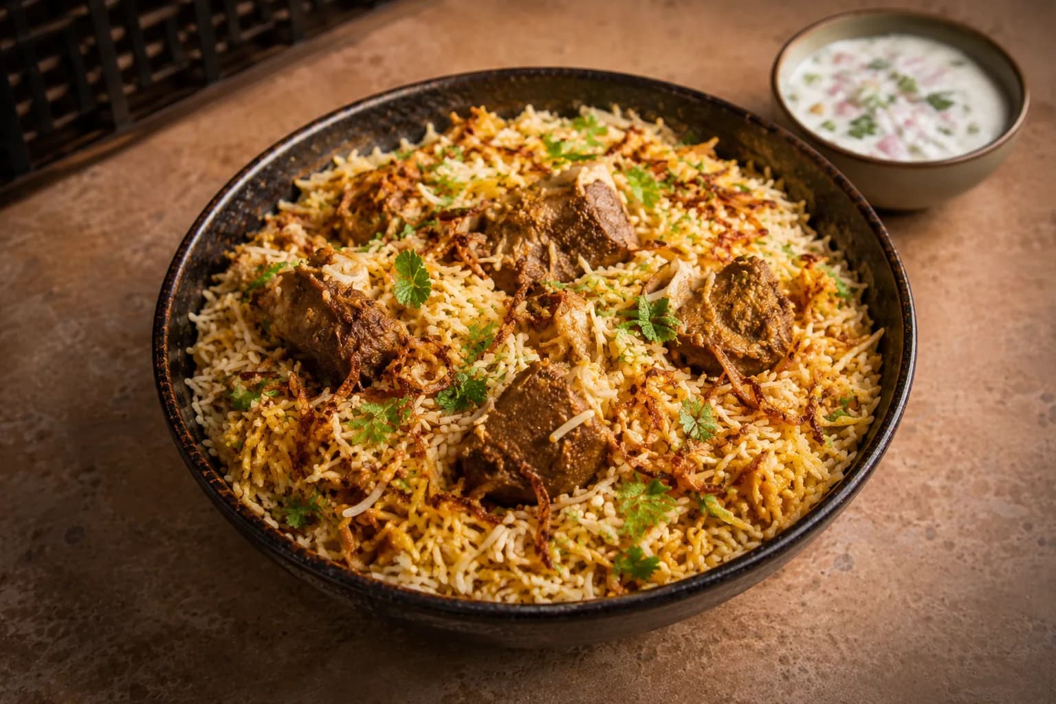 Mutton dum biryani