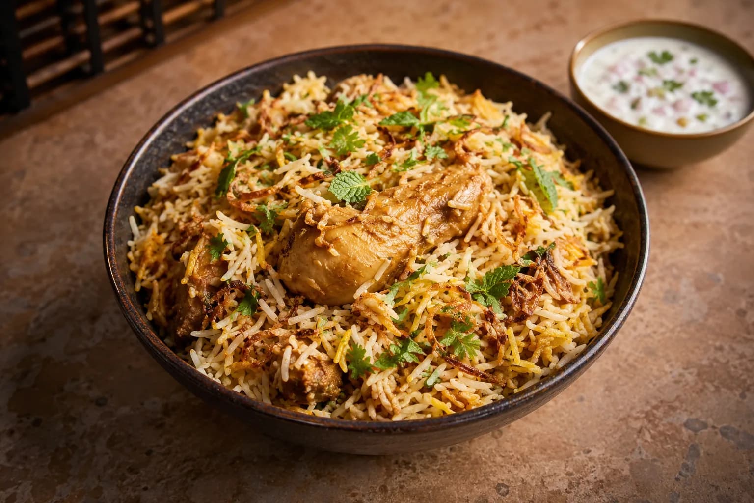 Chicken dum biryani